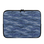 Camo Denim Jeans Pattern Print Laptop Sleeve