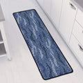 Camo Denim Jeans Pattern Print Long Kitchen Mat