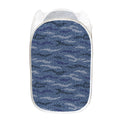 Camo Denim Jeans Pattern Print Mesh Laundry Hamper