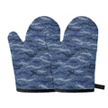 Camo Denim Jeans Pattern Print Oven Mitts