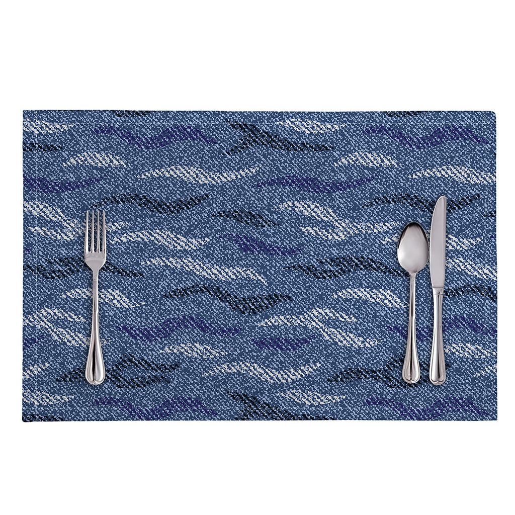 Camo Denim Jeans Pattern Print Placemat