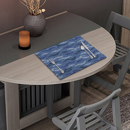 Camo Denim Jeans Pattern Print Placemat