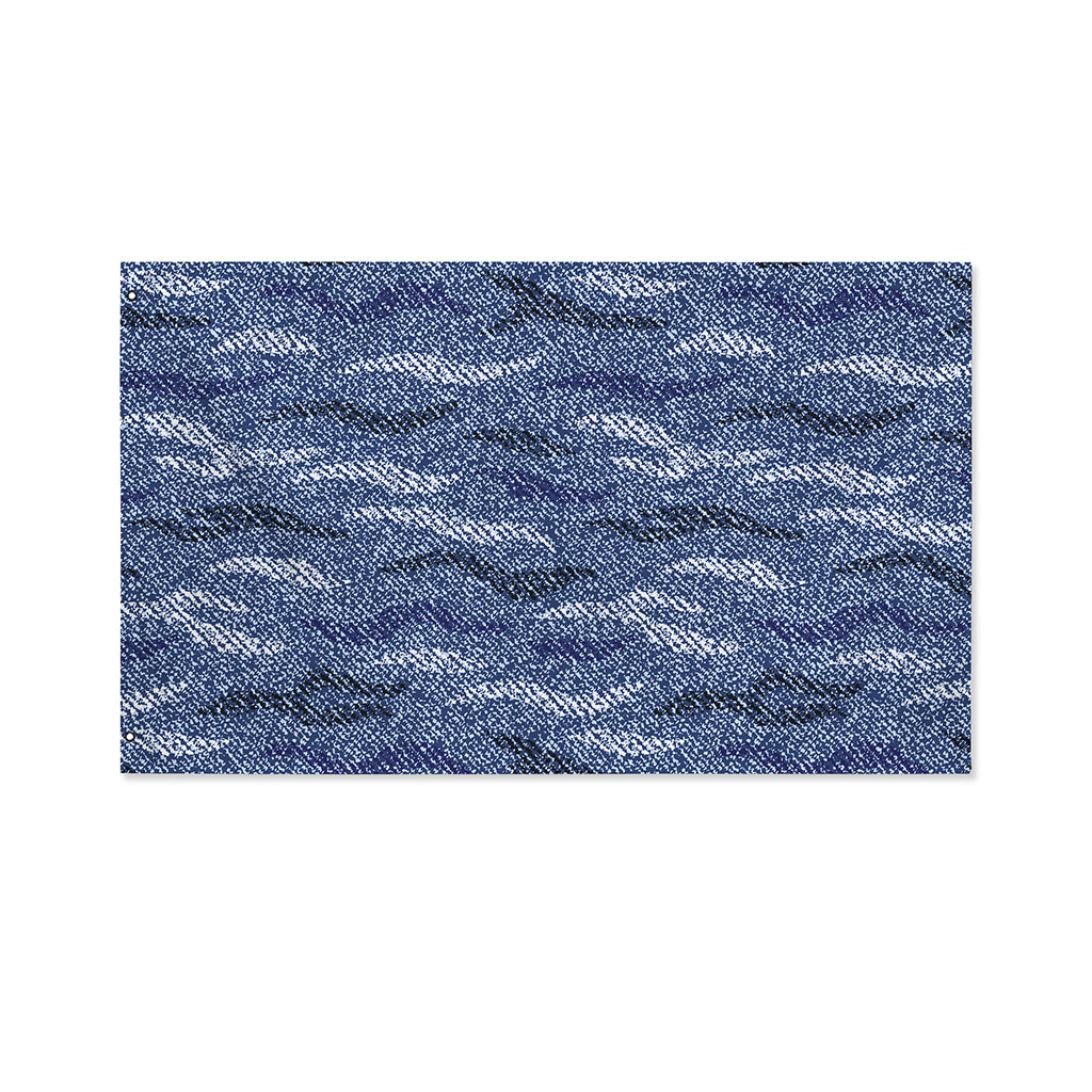 Camo Denim Jeans Pattern Print Polyester Flag