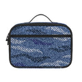 Camo Denim Jeans Pattern Print Portable Lunch Bag