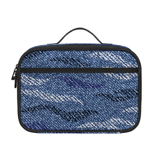 Camo Denim Jeans Pattern Print Portable Lunch Bag