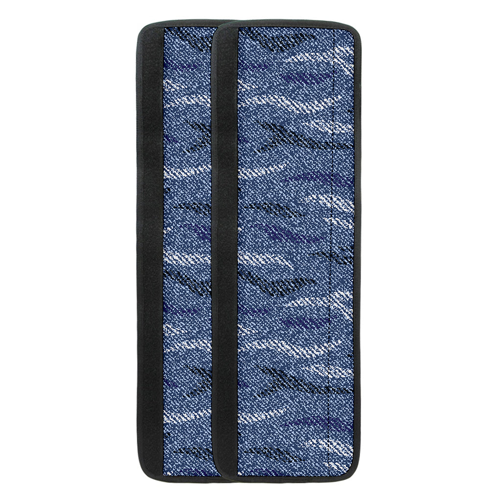 Camo Denim Jeans Pattern Print Refrigerator Handle Covers