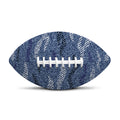Camo Denim Jeans Pattern Print Rugby Ball