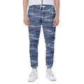 Camo Denim Jeans Pattern Print Joggers