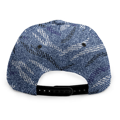 Camo Denim Jeans Pattern Print Snapback Cap