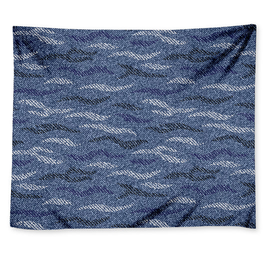 Camo Denim Jeans Pattern Print Tapestry
