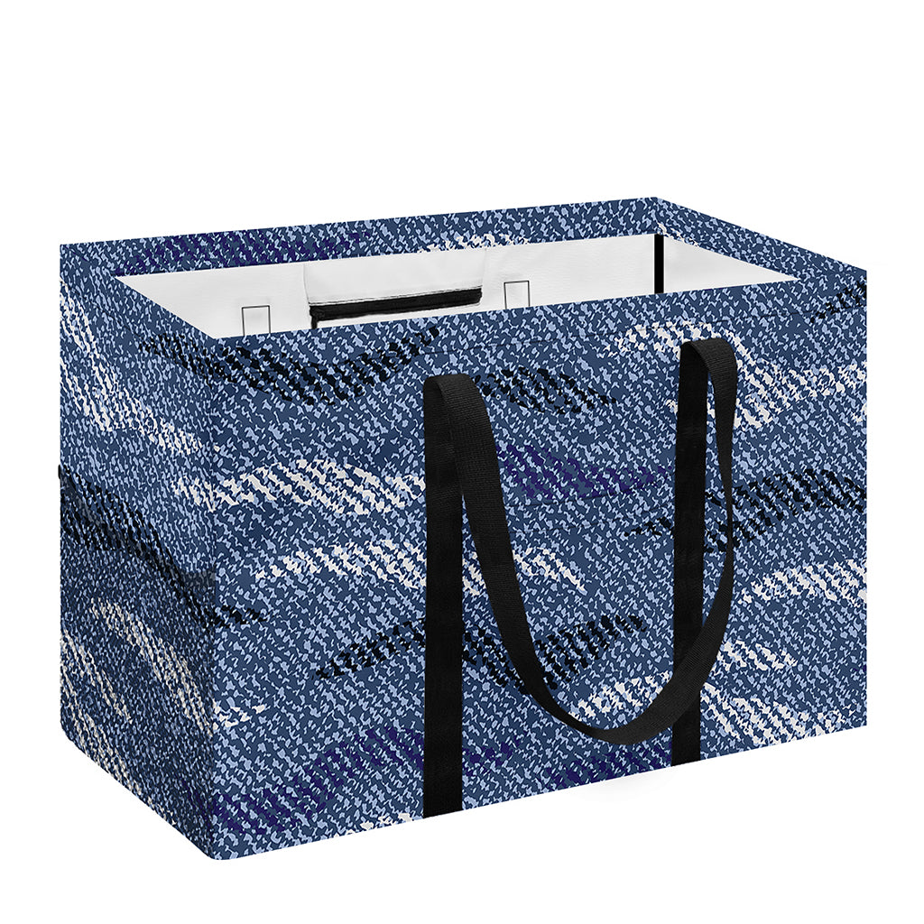 Camo Denim Jeans Pattern Print Utility Tote Bag
