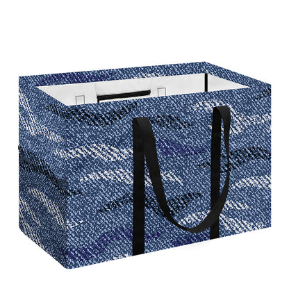 Camo Denim Jeans Pattern Print Utility Tote Bag