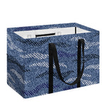 Camo Denim Jeans Pattern Print Utility Tote Bag