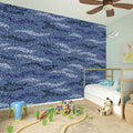 Camo Denim Jeans Pattern Print Wall Sticker
