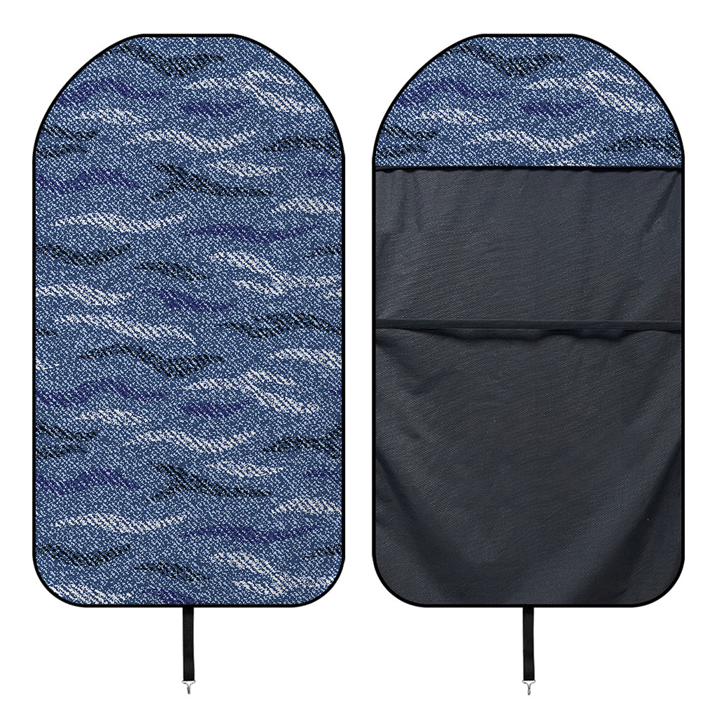 Camo Denim Jeans Pattern Print Waterproof Car Seat Cover