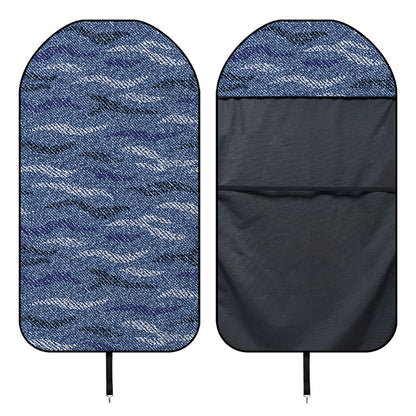 Camo Denim Jeans Pattern Print Waterproof Car Seat Cover