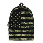 Camouflage American Flag Print Backpack
