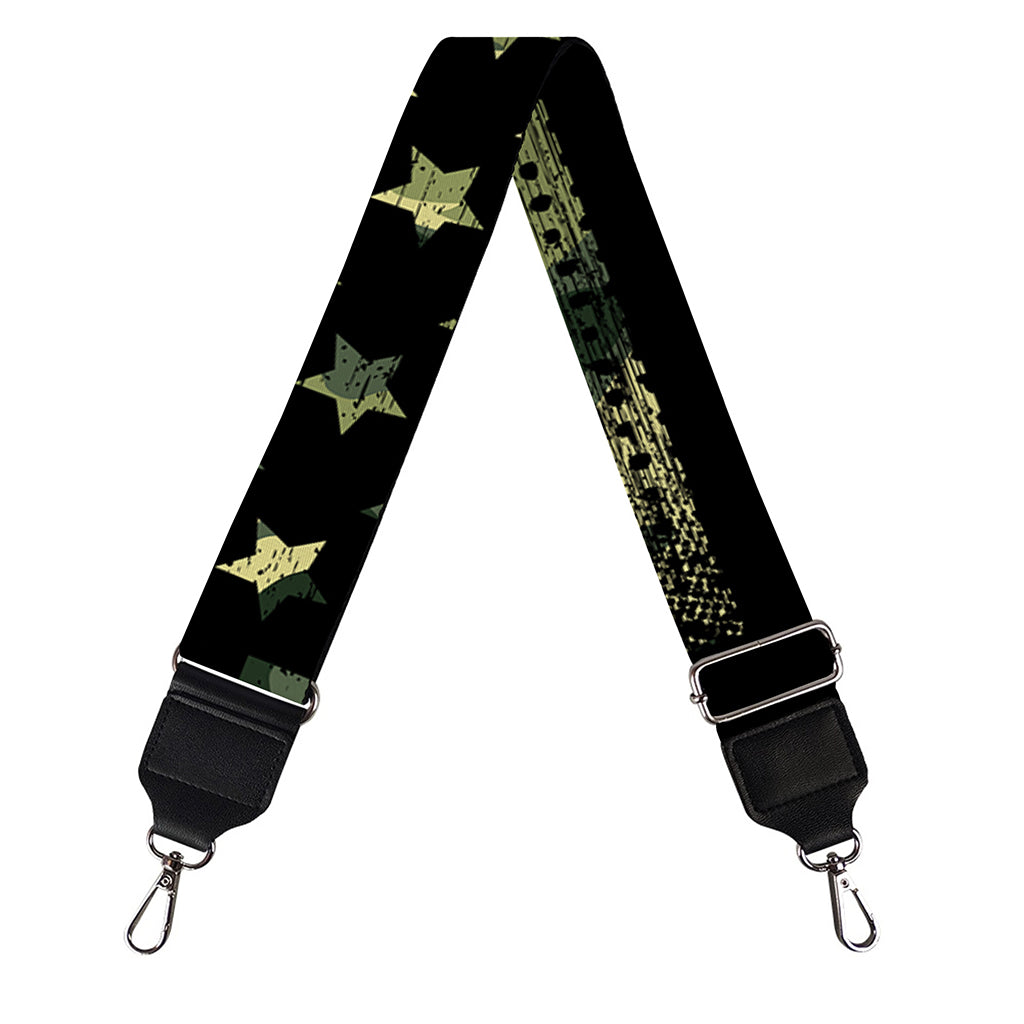 Camouflage American Flag Print Bag Strap