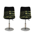 Camouflage American Flag Print Bar Stool Covers