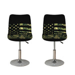 Camouflage American Flag Print Bar Stool Covers