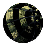 Camouflage American Flag Print Basketball