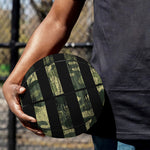 Camouflage American Flag Print Basketball