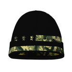 Camouflage American Flag Print Beanie