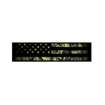 Camouflage American Flag Print Bed Runner