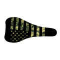 Camouflage American Flag Print Bicycle Seat Cover