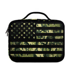 Camouflage American Flag Print Briefcase Bible Bag