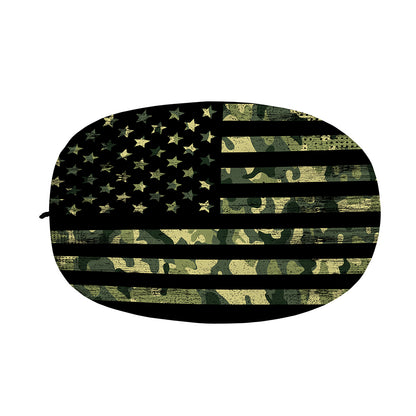 Camouflage American Flag Print Car Side Mirror Covers