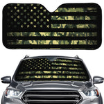 Camouflage American Flag Print Car Windshield Sun Shade
