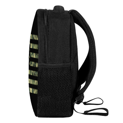 Camouflage American Flag Print Casual Backpack