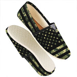 Camouflage American Flag Print Casual Shoes