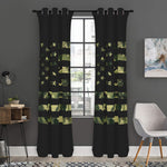 Camouflage American Flag Print Curtain
