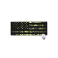 Camouflage American Flag Print Extended Mouse Pad