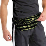 Camouflage American Flag Print Fanny Pack