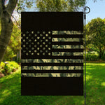 Camouflage American Flag Print Garden Flag