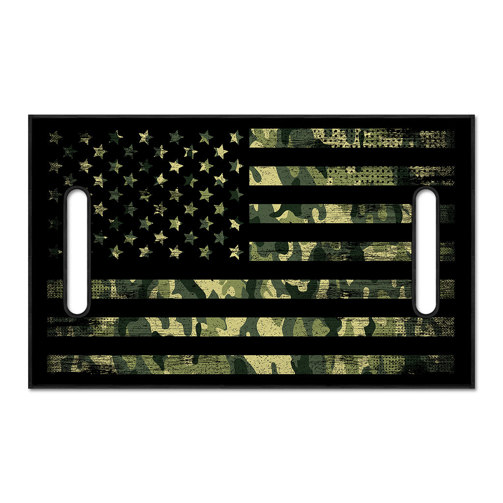 Camouflage American Flag Print Golf Cart Seat Cover