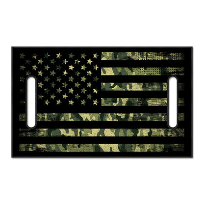 Camouflage American Flag Print Golf Cart Seat Cover