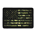 Camouflage American Flag Print Kitchen Mat