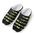 Camouflage American Flag Print Mesh Casual Shoes