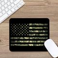 Camouflage American Flag Print Mouse Pad