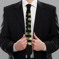 Camouflage American Flag Print Necktie