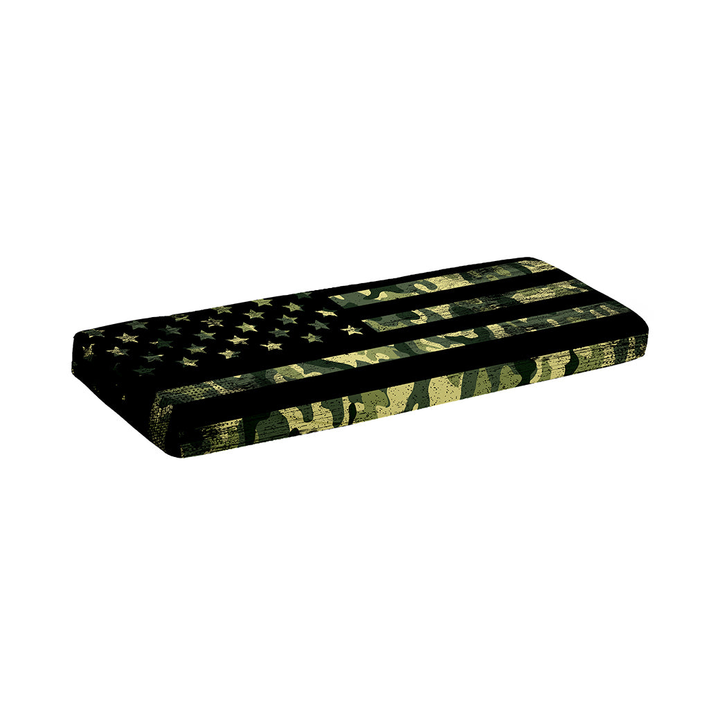 Camouflage American Flag Print Piano Keyboard Cover