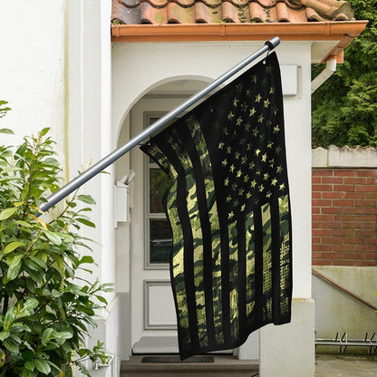 Camouflage American Flag Print Polyester Flag