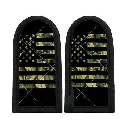 Camouflage American Flag Print Skillet Handle Cover