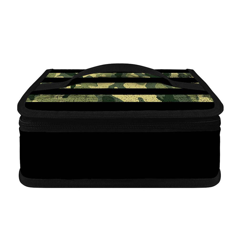 Camouflage American Flag Print Small Lunch Bag