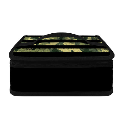 Camouflage American Flag Print Small Lunch Bag