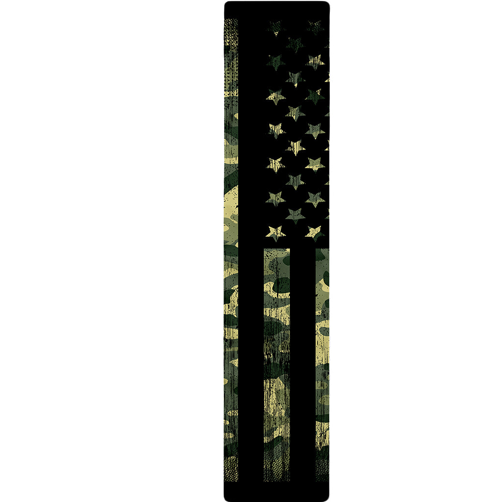 Camouflage American Flag Print Table Runner